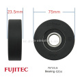 Fujitec 에스컬레이터 75mm 스텝 롤러 75x23.5x6204